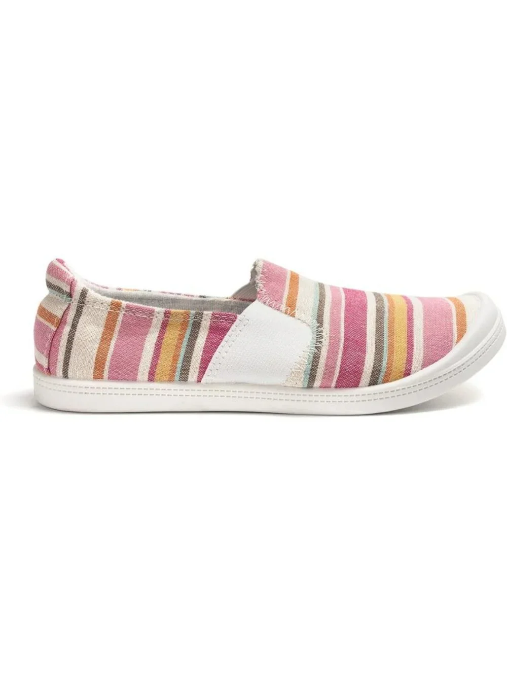 Women's Colorful Stripes Comfortable Lace-Up Breathable Walking Casual Sneakers
